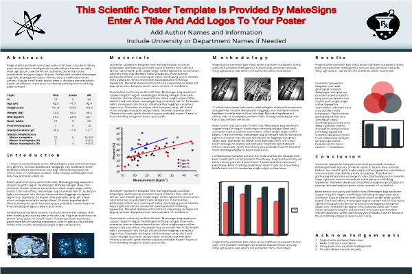 Scientfic Poster Powerpoint Templates Makesigns