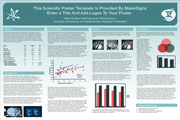 Scientfic Poster PowerPoint Templates | MakeSigns