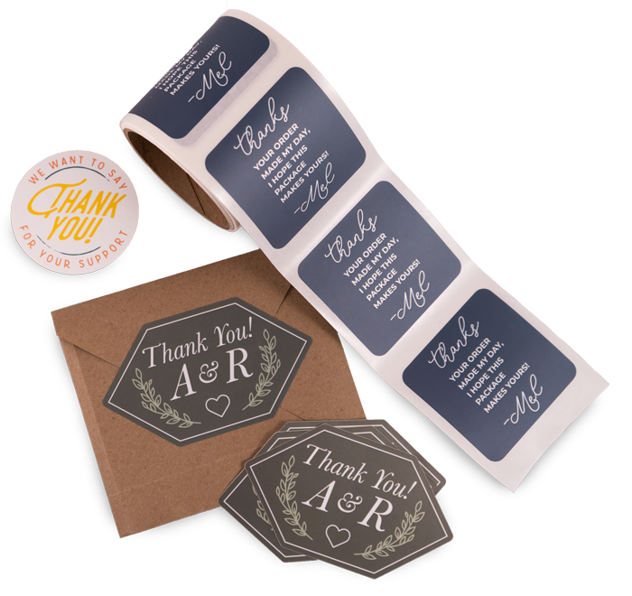 Thank You 2 Day Turnaround Makestickers