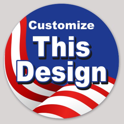 Template TemplateId: 11524 - political american flag stripes election circle campaign voting