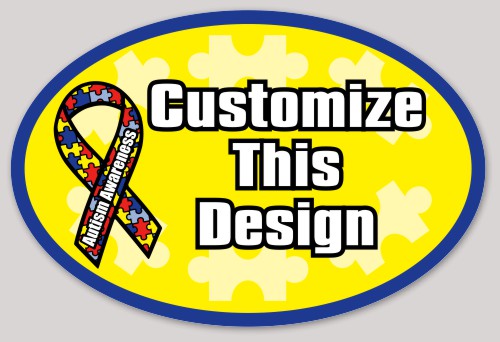 Template TemplateId: 12590 - Autism charity puzzle donation ribbon awareness education health care