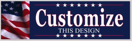 Template TemplateId: 11105 - patriotic flag stars stripes election candidate vote campaign voting