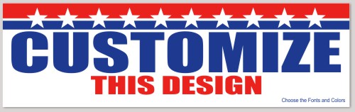 Template TemplateId: 7228 - patriotic political stars election candidate vote