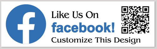 Template TemplateId: 10868 - social business website QR facebook media