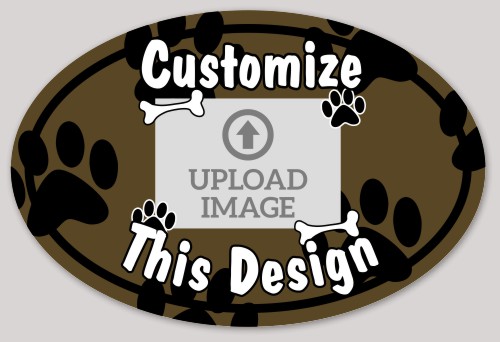 Template TemplateId: 11574 - dog pet animal photo logo upload paw print veternarian bone
