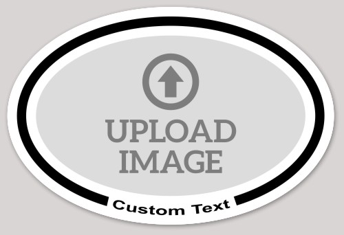 Template TemplateId: 8735 - photo logo curved oval border